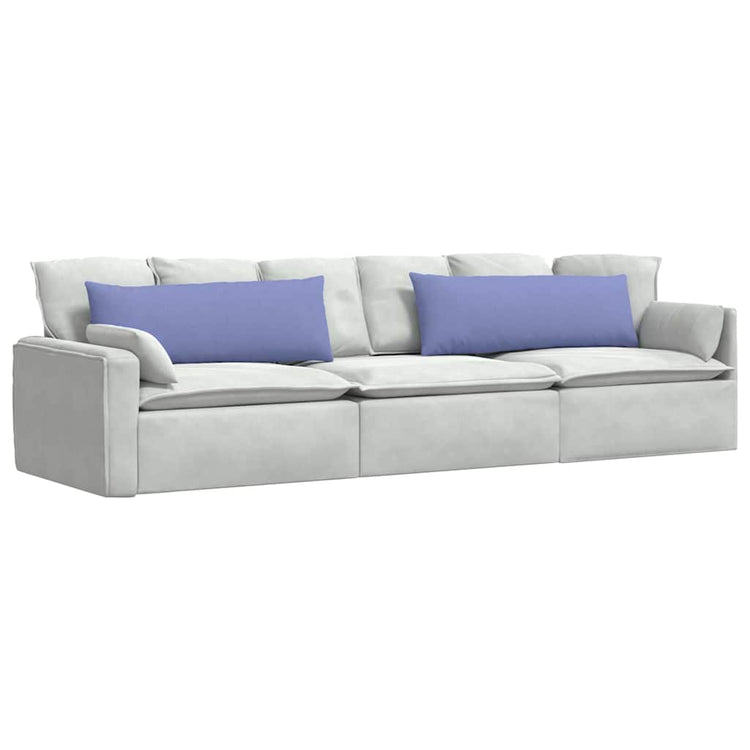 Vidaxl sofa kussens 2 st stof jeans blauw 120 x 40 cm