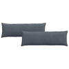 Vidaxl sofa kussens 2 stuks donkergrijs 120 x 40 cm cordstof