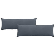 Vidaxl sofa kussens 2 stuks donkergrijs 120 x 40 cm cordstof - afbeelding 2