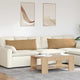 Vidaxl sofa kussens 2 stuks bruin 120 x 40 cm cordstof