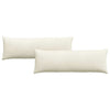 Vidaxl sofa kussens 2 stuks crème 120 x 40 cm cordstof