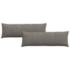Vidaxl sofa kussens 2 stuks lichtgrijs 120 x 40 cm cordstof
