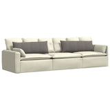 Vidaxl sofa kussens 2 stuks lichtgrijs 120 x 40 cm cordstof - afbeelding 3