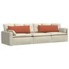 Vidaxl sofa kussens 2 stuks rood-oranje 120 x 40 cm cordstof