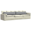 Vidaxl sofa kussens 2 pcs lichtgrijs 145 x 40 cm stof
