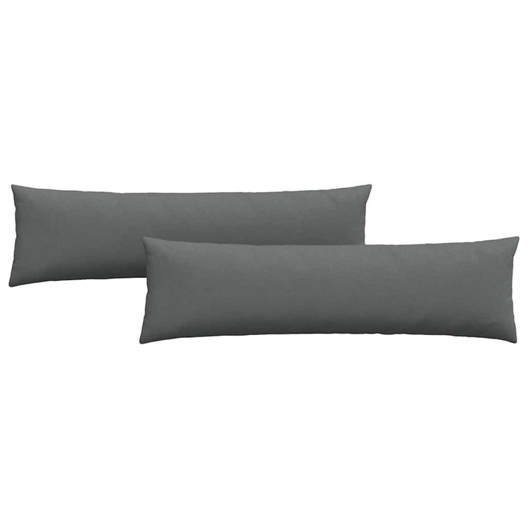 Vidaxl sofa kussens 2 st stof donkergrijs 145 x 40 cm