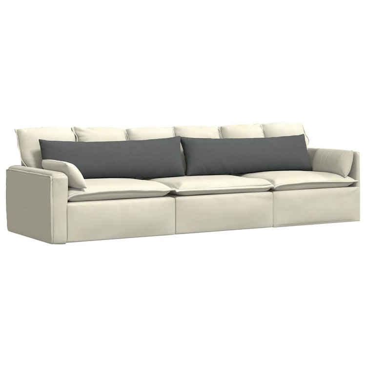 Vidaxl sofa kussens 2 st stof donkergrijs 145 x 40 cm