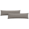 Vidaxl sofa kussens 2 stuks taupe 145 x 40 cm stof
