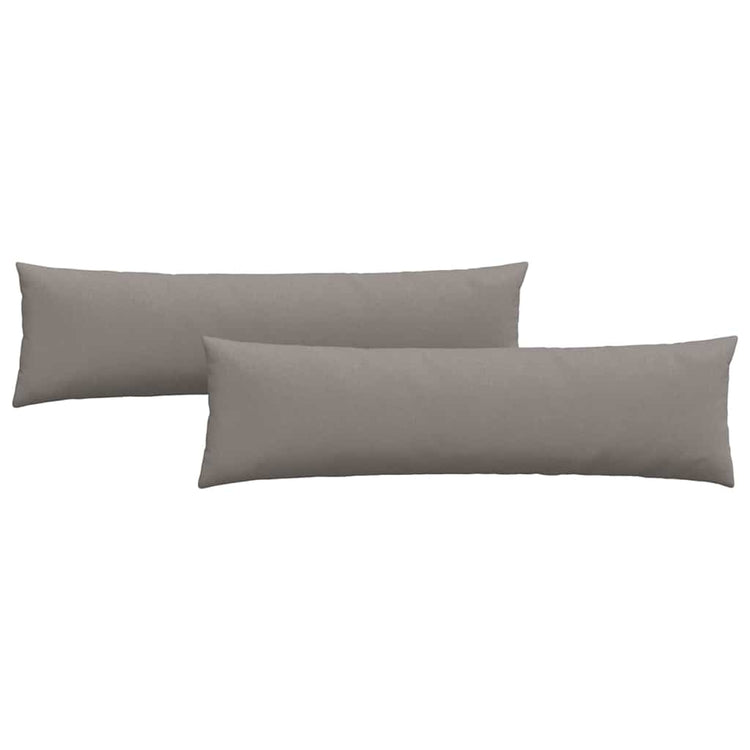 Vidaxl sofa kussens 2 st stof taupe 145 x 40 cm
