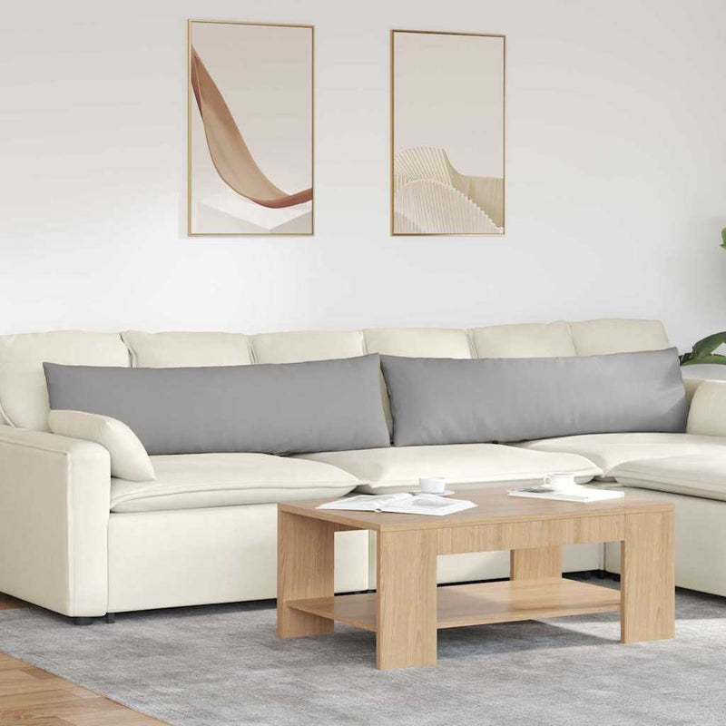 Vidaxl sofa kussens 2 pcs wolkengrijs 145 x 40 cm stof