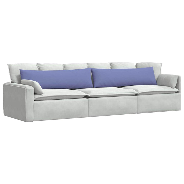 Vidaxl sofa kussens 2 pcs jeans blauw 145 x 40 cm stof