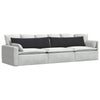 Vidaxl sofa kussens 2 stuks zwart 145 x 40 cm cordstof