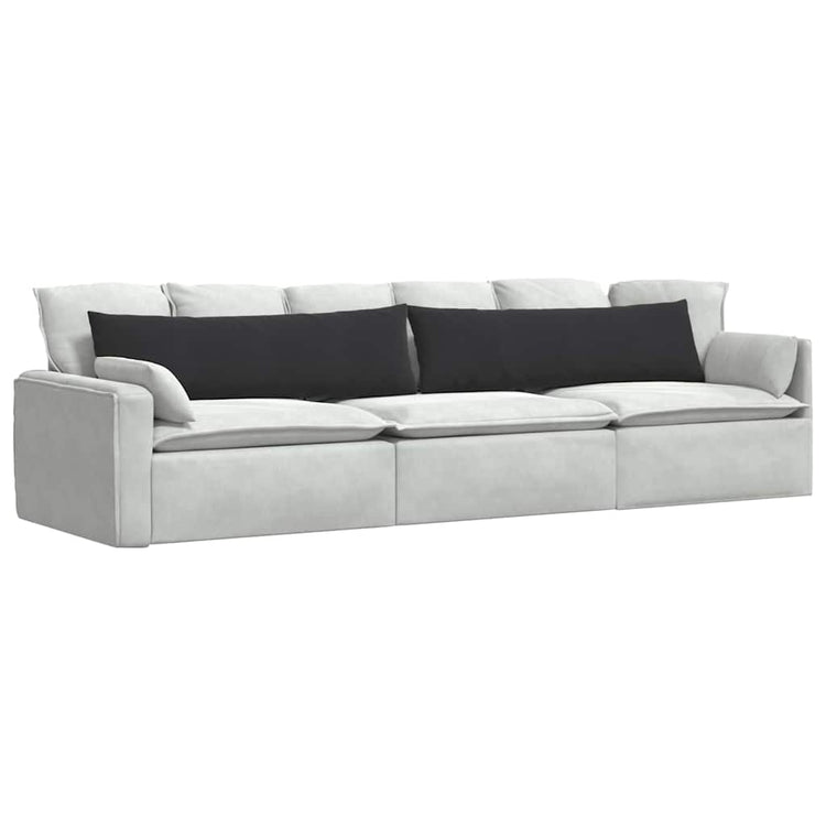 Vidaxl sofa kussens 2 stuks zwart 145 x 40 cm cordstof