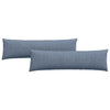 Vidaxl sofa kussens 2 stuks blauw 145 x 40 cm cordstof