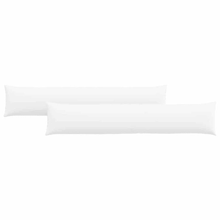 Vidaxl sofa kussens 2 st stof wit 200 x 40 cm