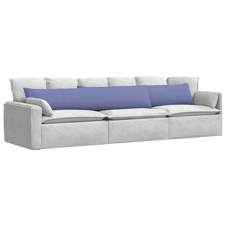 Vidaxl sofa kussens 2 st stof jeans blauw 200 x 40 cm