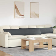 Vidaxl sofa kussens 2 stuks donkergrijs 200 x 40 cm cordstof - afbeelding 1
