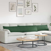Vidaxl sofa kussens 2 stuks donkergroen 200 x 40 cm cordstof - afbeelding 1