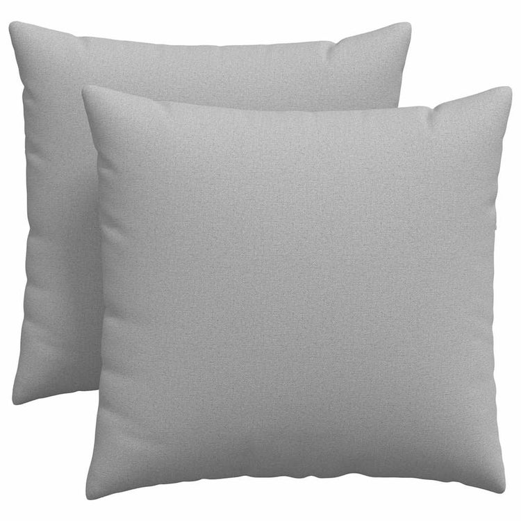 Vidaxl sofa kussens 2 st stof wolkengrijs 45 x 45 cm