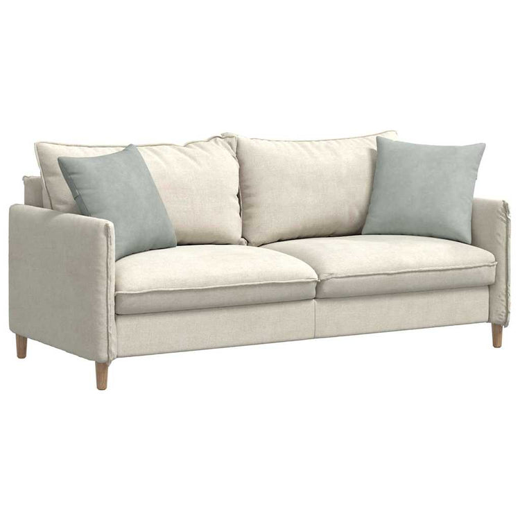 Vidaxl sofa kussens 2 stuks lichtgrijs 45 x 45 cm cordstof