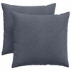 Vidaxl sofa kussens 2 stuks donkergrijs 45 x 45 cm cordstof