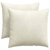Vidaxl sofa kussens 2 stuks crème 45 x 45 cm cordstof