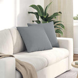 Vidaxl sofa kussens 2 st stof lichtgrijs 50 x 50 cm - afbeelding 1