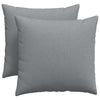 Vidaxl sofa kussens 2 pcs lichtgrijs 50 x 50 cm stof