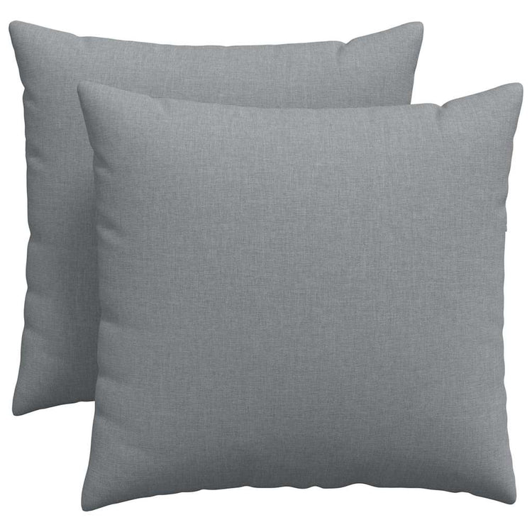Vidaxl sofa kussens 2 pcs lichtgrijs 50 x 50 cm stof