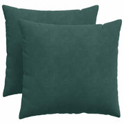 Vidaxl sofa kussens 2 stuks donkergroen 50 x 50 cm cordstof - afbeelding 2