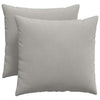 Vidaxl sofa kussens 2 stuks lichtgrijs 50 x 50 cm stof