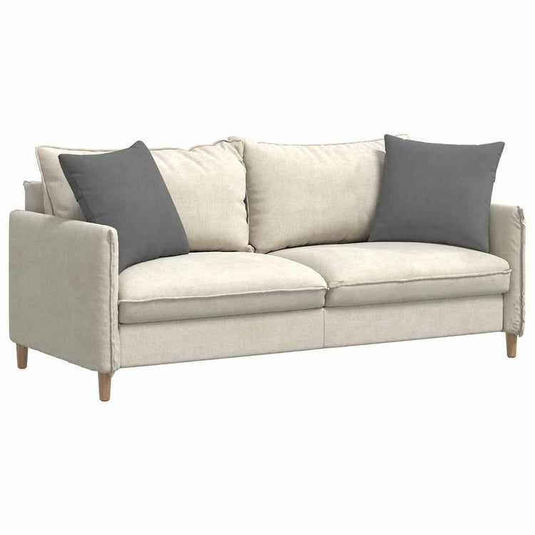 Vidaxl sofa kussens 2 st stof donkergrijs 50 x 50 cm