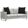 Vidaxl sofa kussens 2 pcs zwart 60 x 60 cm stof