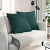 Vidaxl sofa kussens 2 pcs donkergroen 60 x 60 cm stof