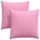 Vidaxl sofa kussens 2 st stof roze 60 x 60 cm - afbeelding 2