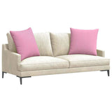 Vidaxl sofa kussens 2 st stof roze 60 x 60 cm - afbeelding 3