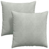 Vidaxl sofa kussens 2 stuks lichtgrijs 60 x 60 cm cordstof