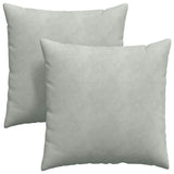Vidaxl sofa kussens 2 stuks lichtgrijs 60 x 60 cm cordstof - afbeelding 2