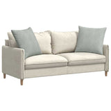 Vidaxl sofa kussens 2 stuks lichtgrijs 60 x 60 cm cordstof - afbeelding 3