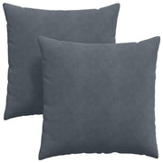 Vidaxl sofa kussens 2 stuks donkergrijs 60 x 60 cm cordstof - afbeelding 2