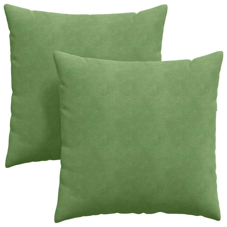 Vidaxl sofa kussens 2 stuks lichtgroen 60 x 60 cm cordstof