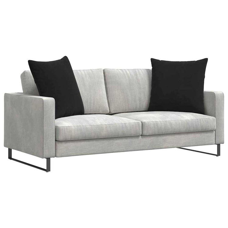 Vidaxl sofa kussens 2 stuks zwart 60 x 60 cm cordstof