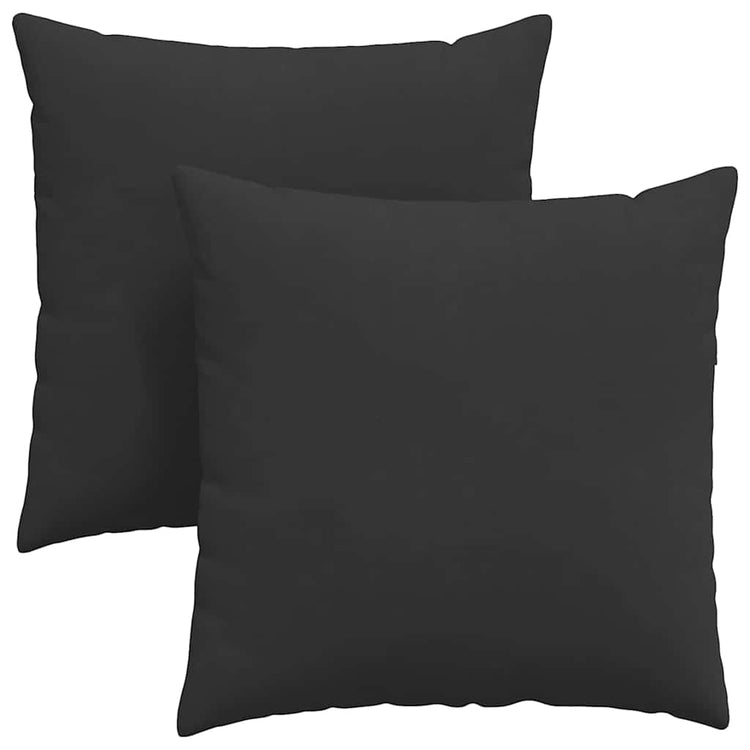 Vidaxl sofa kussens 2 st stof zwart 60 x 60 cm
