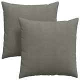 Vidaxl sofa kussens 2 stuks lichtgrijs 60 x 60 cm cordstof - afbeelding 2