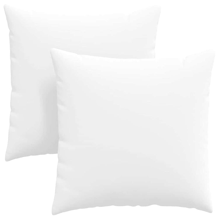 Vidaxl sofa kussens 2 st stof wit 80 x 80 cm