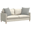 Vidaxl sofa kussens 2 stuks lichtgrijs 80 x 80 cm stof