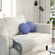 Vidaxl zitkussens 2 st stof jeans blauw ø30 x 13 cm