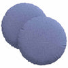 Vidaxl zitkussens 2 pcs jeans blauw ø30 x 13 cm stof