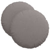 Vidaxl zitkussens 2 pcs taupe ø40 x 13 cm stof