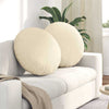 Vidaxl zitkussens 2 pcs crème ø 80 cm katoen stof